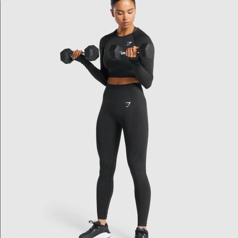 Gymshark Black Vital Seamless 2.0 Leggings